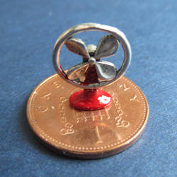  1/24th Scale Desk Fan - Red 